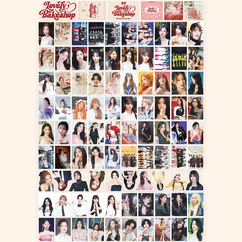 94 ピース/セット KPOP (G)I-DLE Bakeshop 自己粘着ステッカー Soyeon YUQI Shuhua Miyeon 日記荷物カップ Guita DIY デカールファンギフト