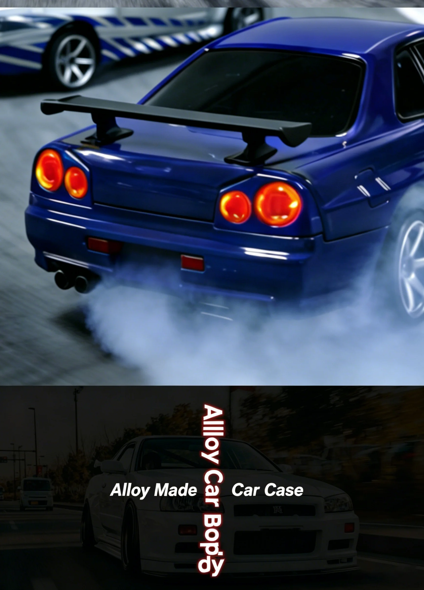 1/18 GTR R34 RWD RC Drift Car LDRC LD1899 2.4G ESP Gyro Alloy Metal Body LED Simulation Headlight Hobby RTR Racing RC Car Toy