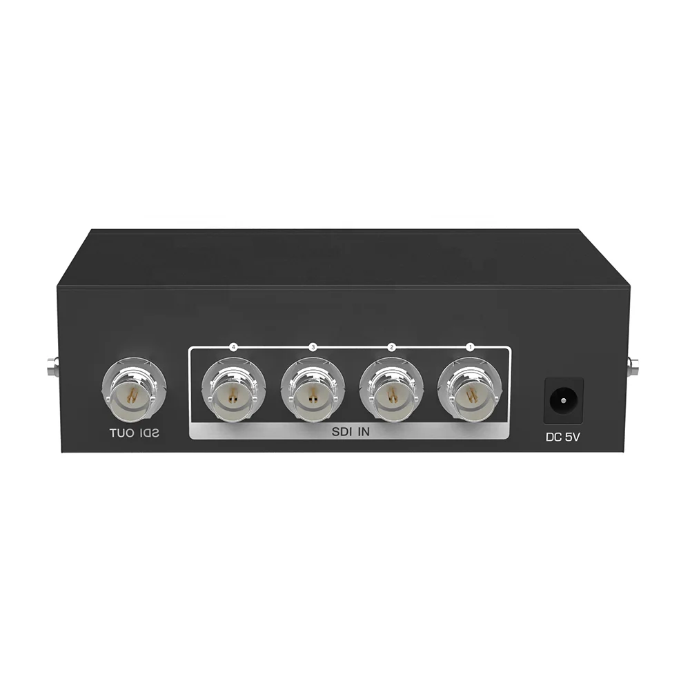 MT-VIKI SD401 Sd/Hd/3G Sdi 4 In 1 Out 4X1 4 Port Sdi Switch With Ir Remote