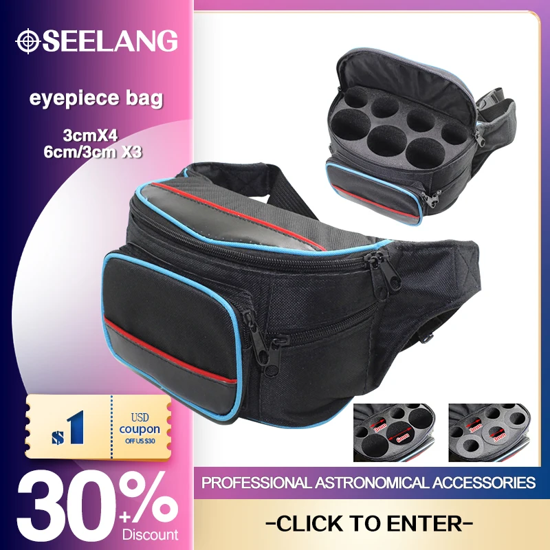 OSEELANG Accessories Belt bag eyepiece Astronomical telescope High-grade Nylon surface + sponge within free delivery OSL-248