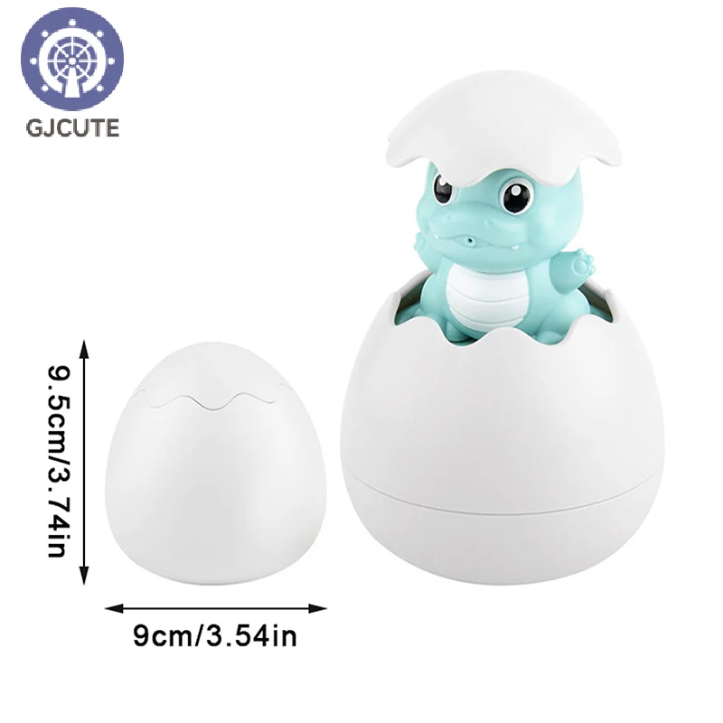 Baby Bathroom Bath Toy Little Yellow Duck Shower Head Kidsren's Bath Play Penguin Dinosaur Floating Spray Egg Water Bathtub Toy