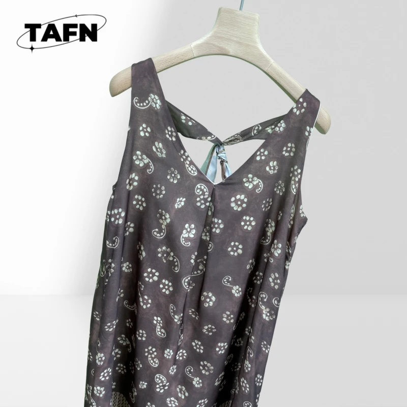 Sukienka Elegancka High Street Piękna Moda Klasyczna Sukienka Kaszmirowa w Stylu Vintage – Miękka i Wygodna na Wiosnę AF2339