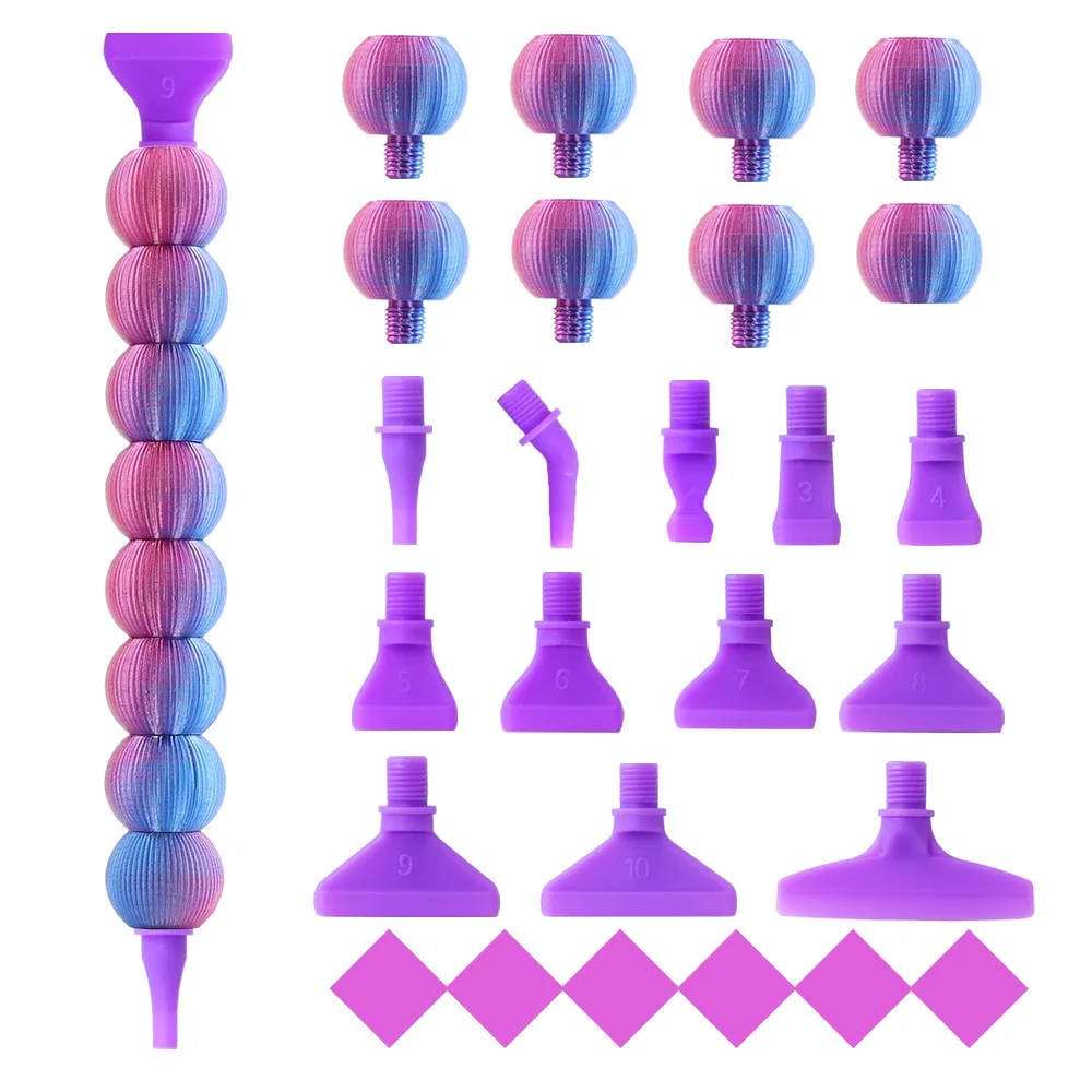 

Replacement Pen Heads 5D Diamond Painting Pen Kit Embroidery with 12 Multifunctional Pen Tips Diamond Painting Tool