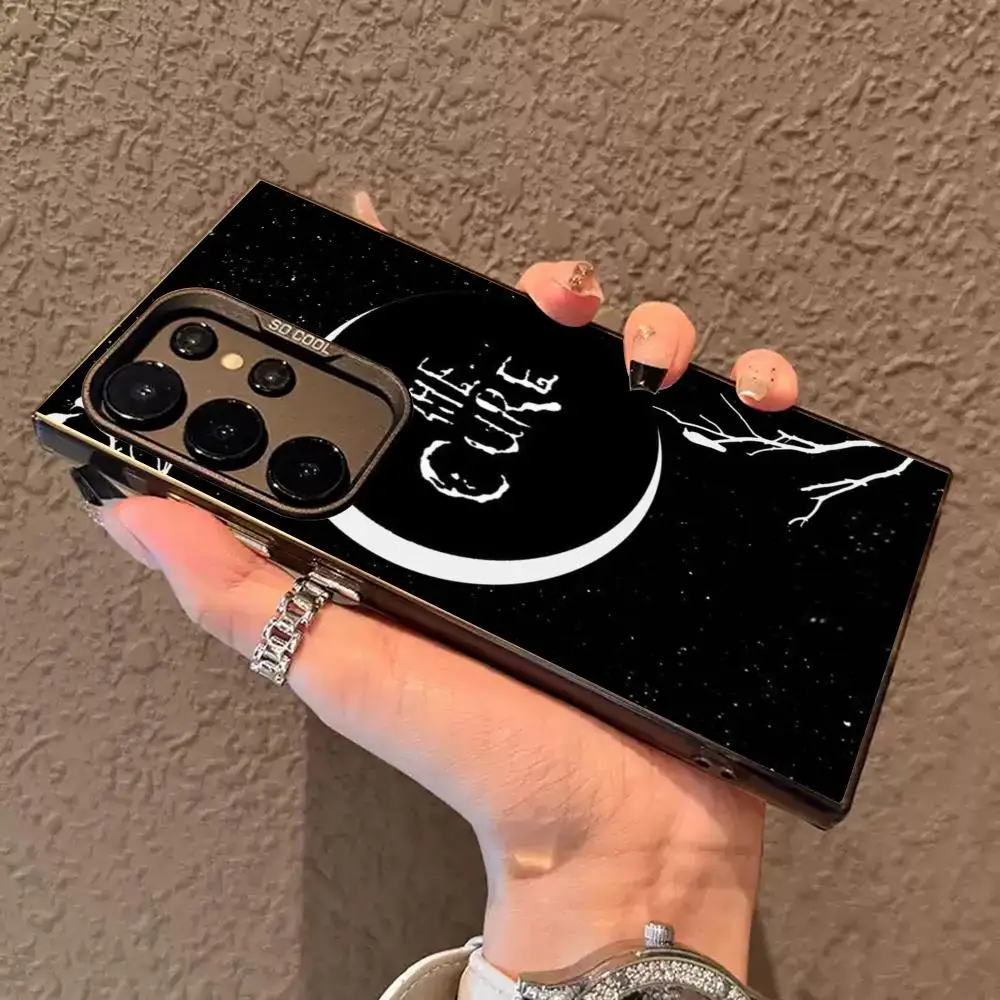 The Cure Phone Case IMD Colorful Silver Suitable case For SamsungS25 S24 S23 S22 S21 S26 Plus Ultra Fold A