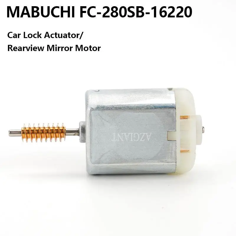 FC-280SB-16220 DC 12V Motor Worm Gear Car Lock Actuator Rearview Folding Mirror Motor for Audi A3 A6 Q5 VOLKSWAGEN Seat Skoda