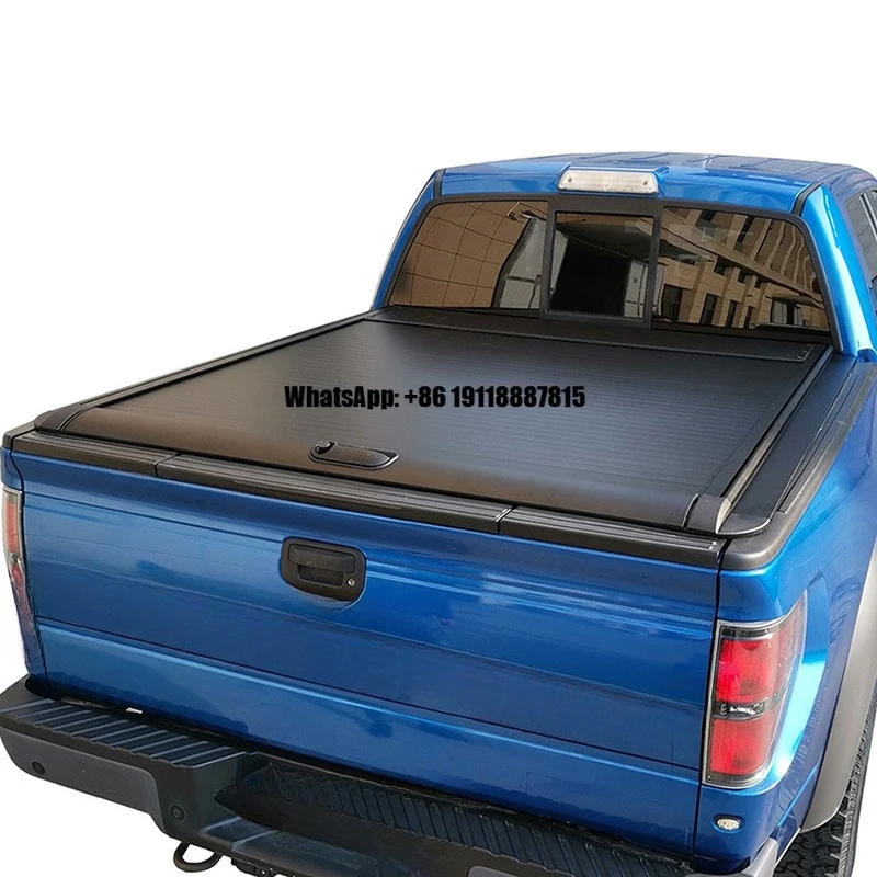 

Liyuan Roller Lid Shutter Manual Pickup Truck Top Retractable Roll up Tonneau Cover for Musso Aluminum Alloy Lid Accessories