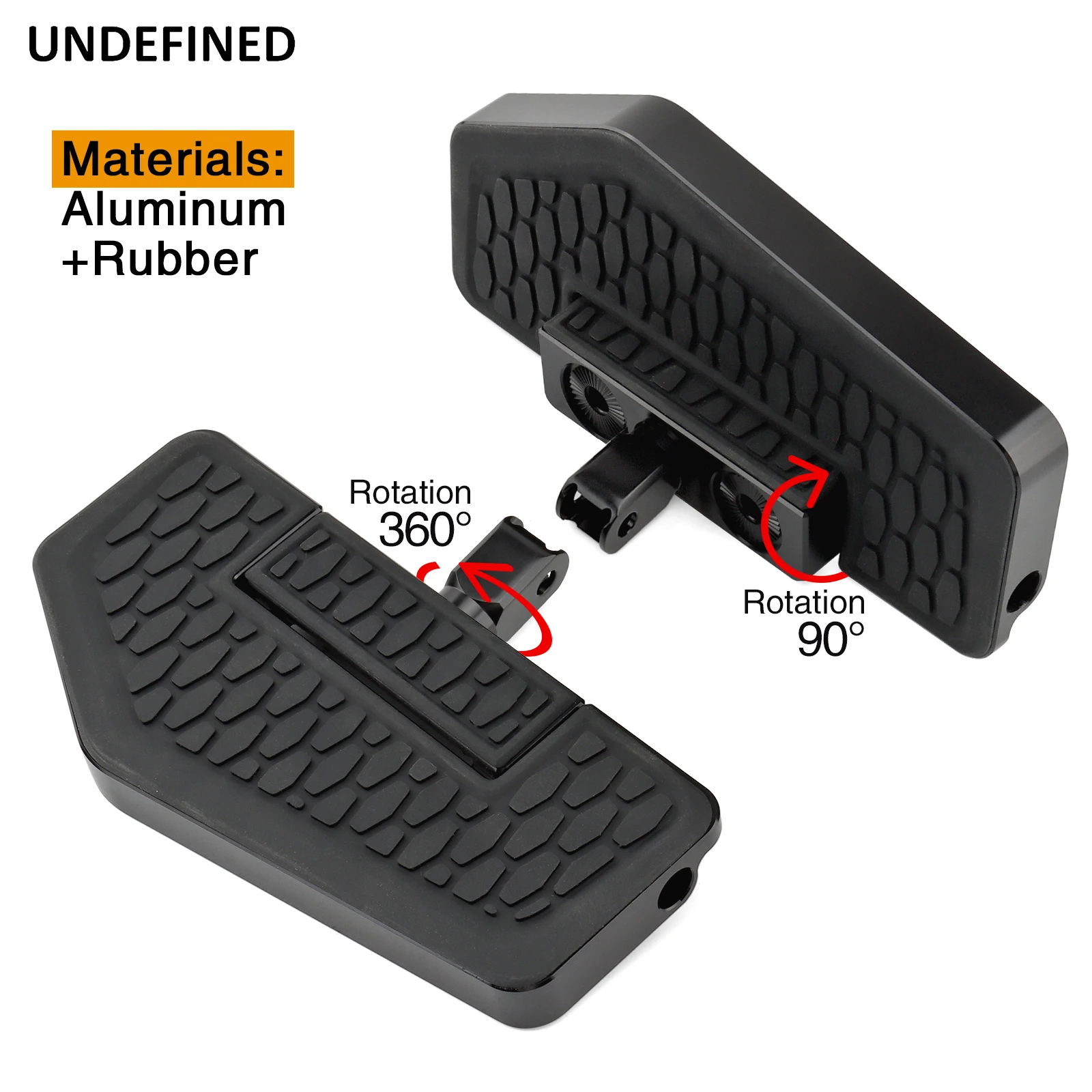 Motorcycle Front Rider Floorboard Footboard Pedal Footpegs For Honda VF1100S V65 VF750CD VT1300 CR CS CXA VTX1300C VTX1800C/F