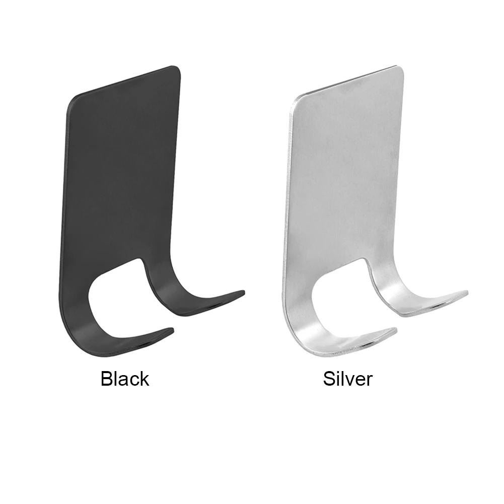 6 ชิ้น Home Hotel Wall Mount ตะขอเก็บสแตนเลสกันน้ําห้องน้ําแขวน Heavy Duty สําหรับผู้ถือมีดโกน