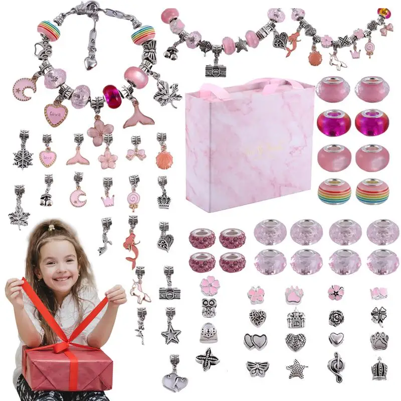 Bedelarmband Maken Kit Kleurrijke Sieraden Armband String Maker Kit Kralen Maken Kit Veelzijdige Sieraden Kralen Kit Kids Sieraden