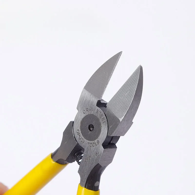 Japanese Thin Blade Flush Cut Pliers Electrician Scissors Mini Diagonal Pliers for Copper Aluminum Wire Model Tools