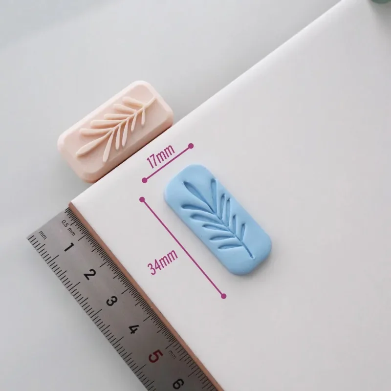 New Clay Cutter Flower/Plant Leaves Stamps Polymer Clay Molds Pottery Ceramic Embossed Jewelry Earring Making Tools