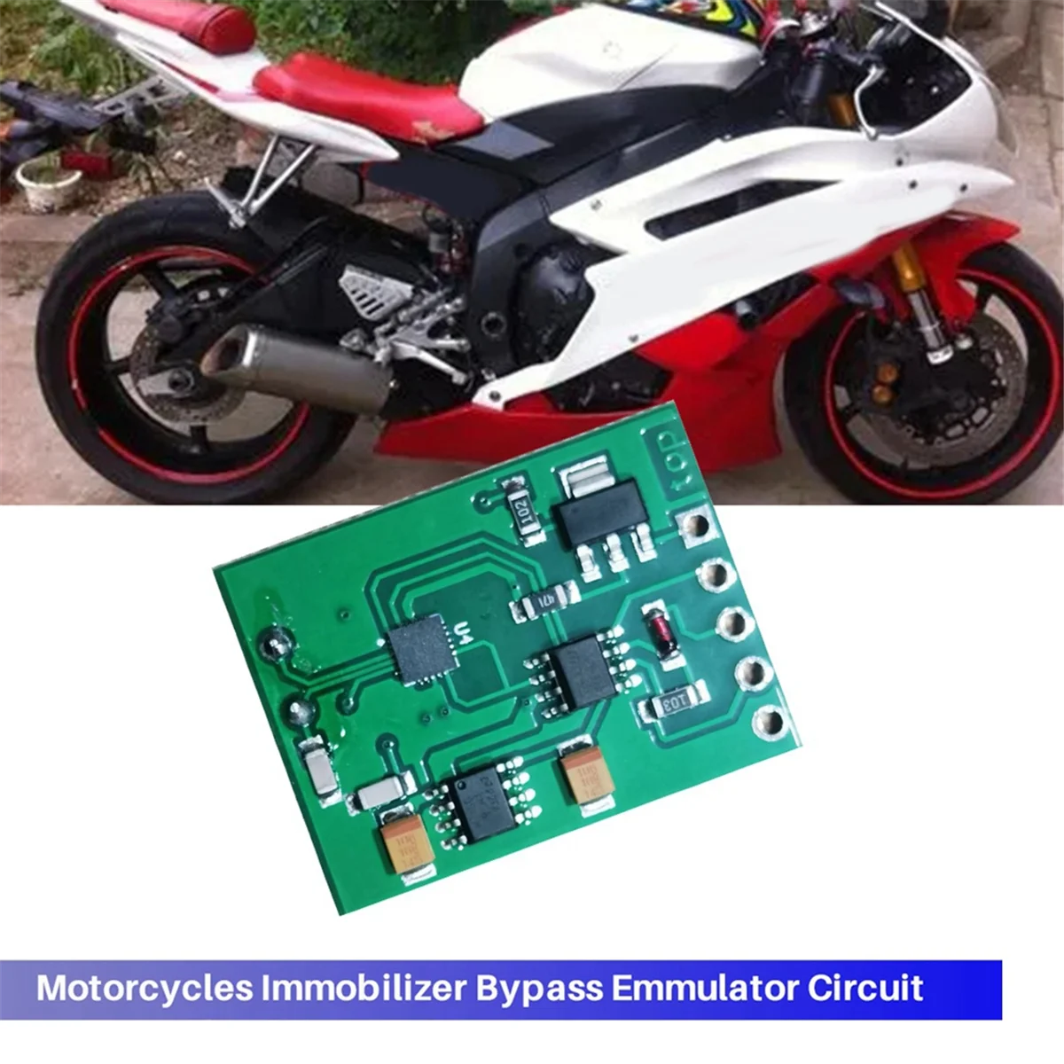 Motorcycles Immobilizer Bypass Emmulator Circuit for Yamaha Motorcycles Scooters 2006-2009 Immobiliser Emulator Chips