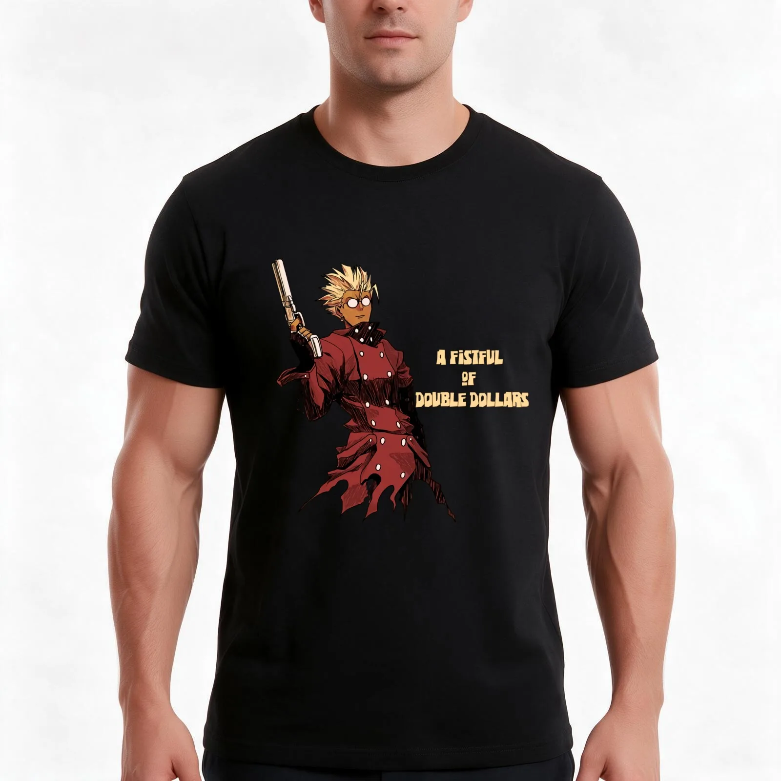 Vash humanoid typhoon T-Shirt Summer Casual Cotton Tee Oversized Streetwear Tops Vintage Graphic Print Unisex Men Women