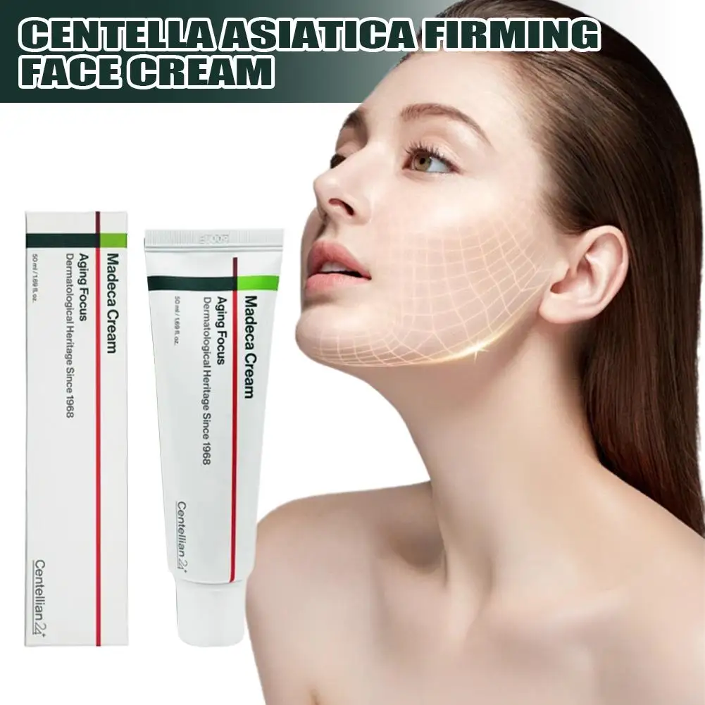 Centella Asiatica Firming Cream 50ml Deep Hydrating Repair Moisturizer Skin Care Smooth Fine Lines Lightweight For Women & Men