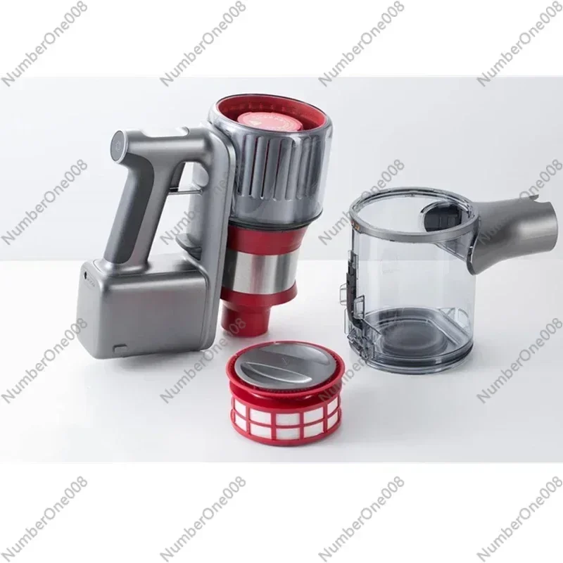 Original Roborock H6 Part Pack Handheld Vacuum Cleaner accessories Dust Cup HEPA Filter Front Filter Cyclone Assembly Red