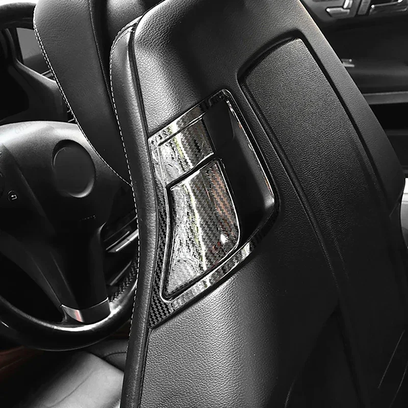 L-Car Front Seat Backrest Lock Switch Cover Handle Trim For C Class E Class Coupe C204 W207 2009-2016 Interior Accessories