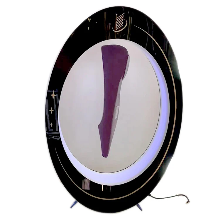

Three Color Led Light Transformamtion Acrylic Magnetic Leviation Floating Shoe Display Stand