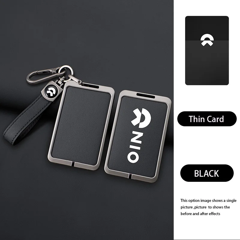 

Zinc Alloy Car Key Case Full Cover For Nio ES6 ES8 EC6 NFC Card Key Protector Metal Shell Keychain Keyless Bag Auto Accessories