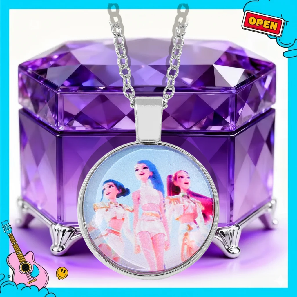 

Мультфильм Huntrix Saja Boys Derpy Tiger кулон ожерелье ювелирный аксессуар KPop охотники на демонов фанат любовь подарки ﻿