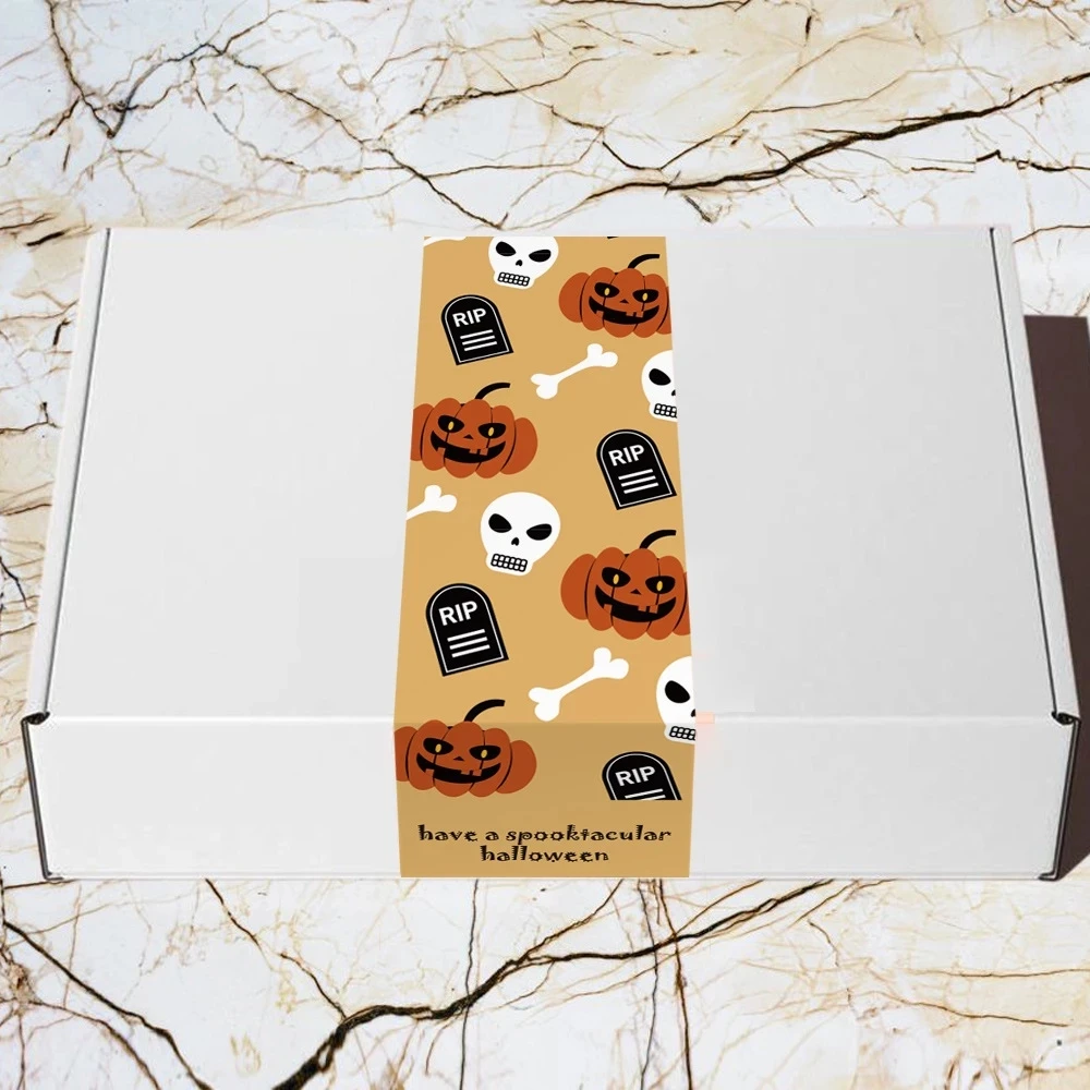 Happy Halloween Sticker Cute Witch Night Candy Pumpkin Patterns 30-90 pcs for Gift Packaging Decorations Sealing Labels Sticker