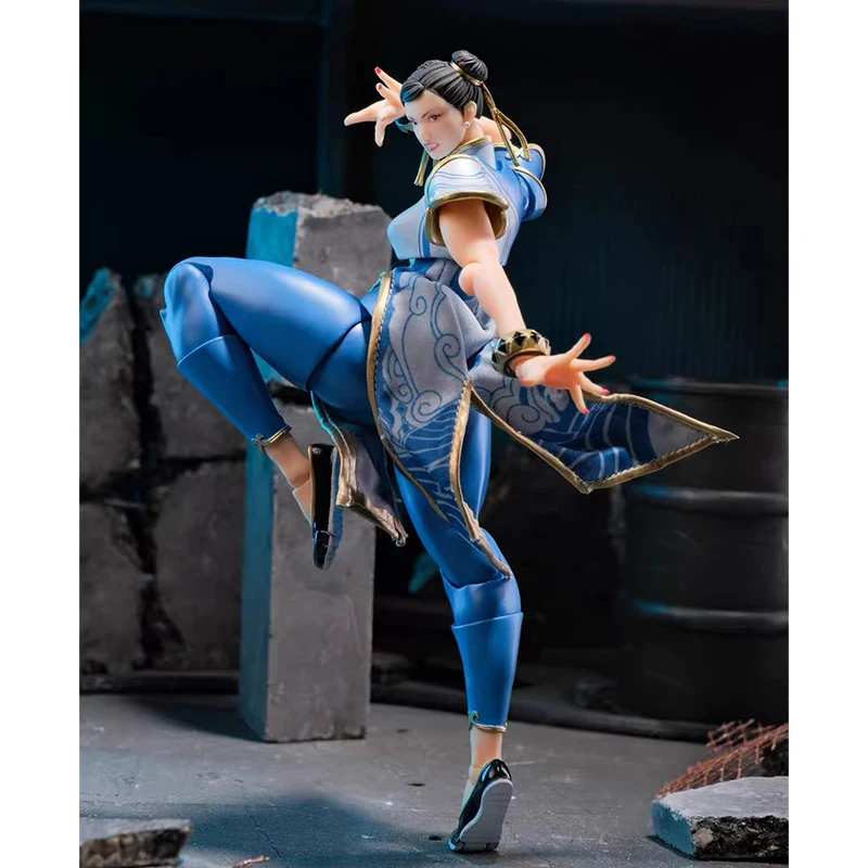 KAIYODO 1/12 Chun-Li Cheongsam Cloth Skirt Game Action Figure Accessories Model Toys Clothes Skirt Hem Built-In Wire