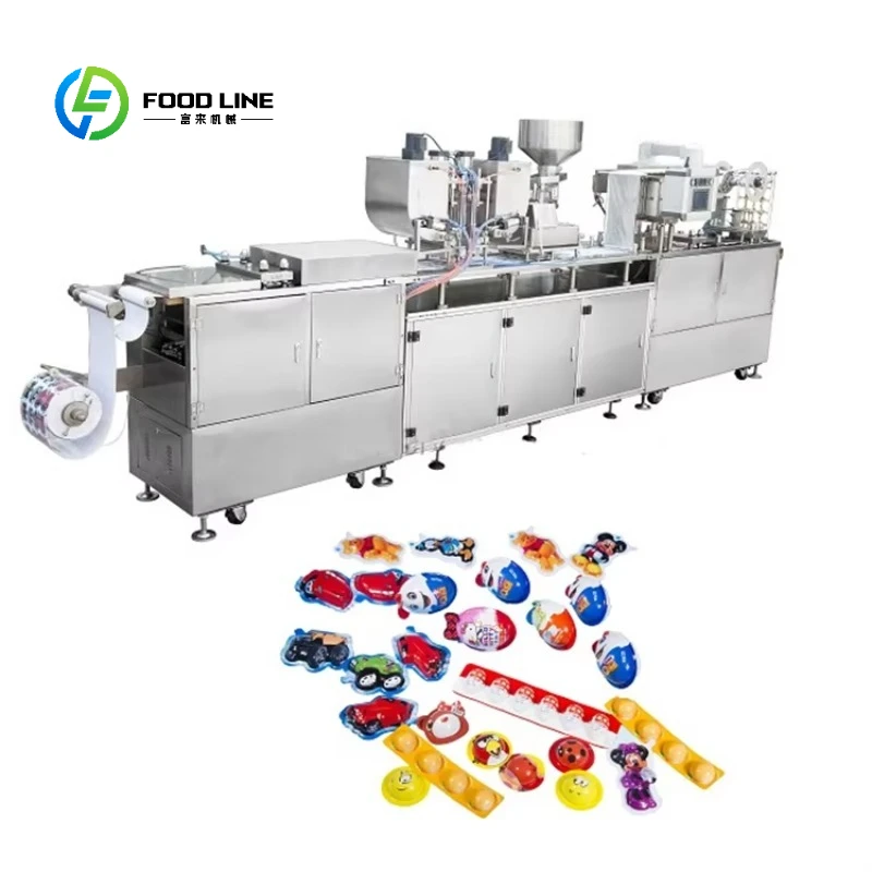 Máquina de envasado de blíster para huevos Kinder Joy con sorpresa de chocolate y dulces, para caramelos, bolsas de agua y sobres, Novedad 2026