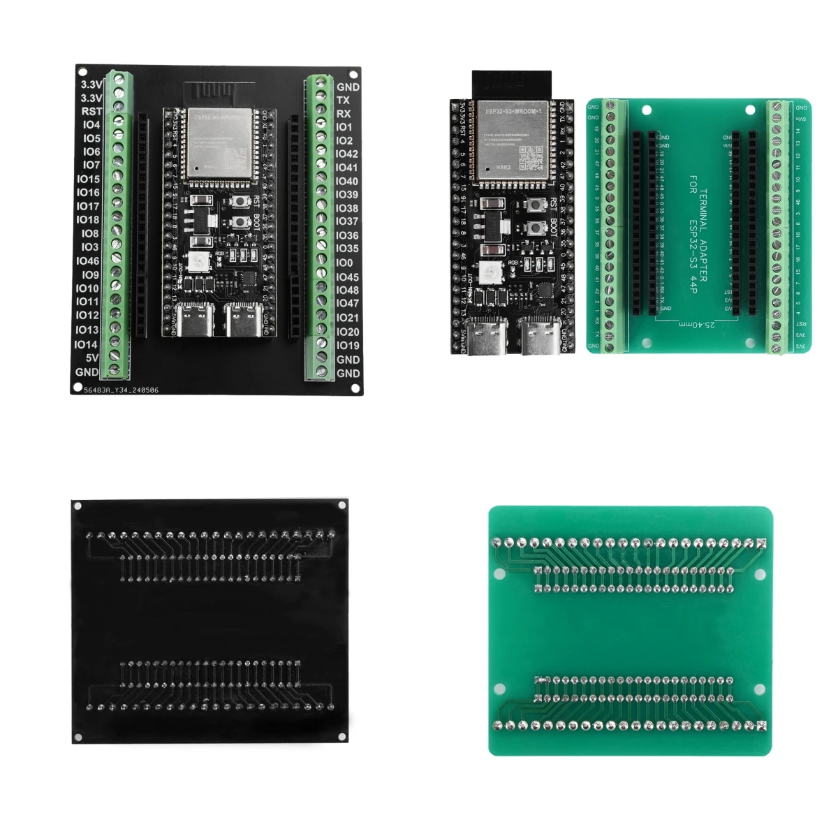 ESP32-S3 WROOM CAM development board WiFi Bluetooth module onboard ESP32-S3-WROOM-1 N16R8 module dual TYPE-C OV2640/OV5640