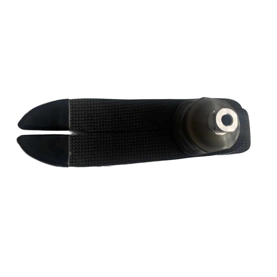 Price New Carbon Fiber Low Ankle Prosthetic Foot with V Heel Artificial Foot Black 16-27 CM Model