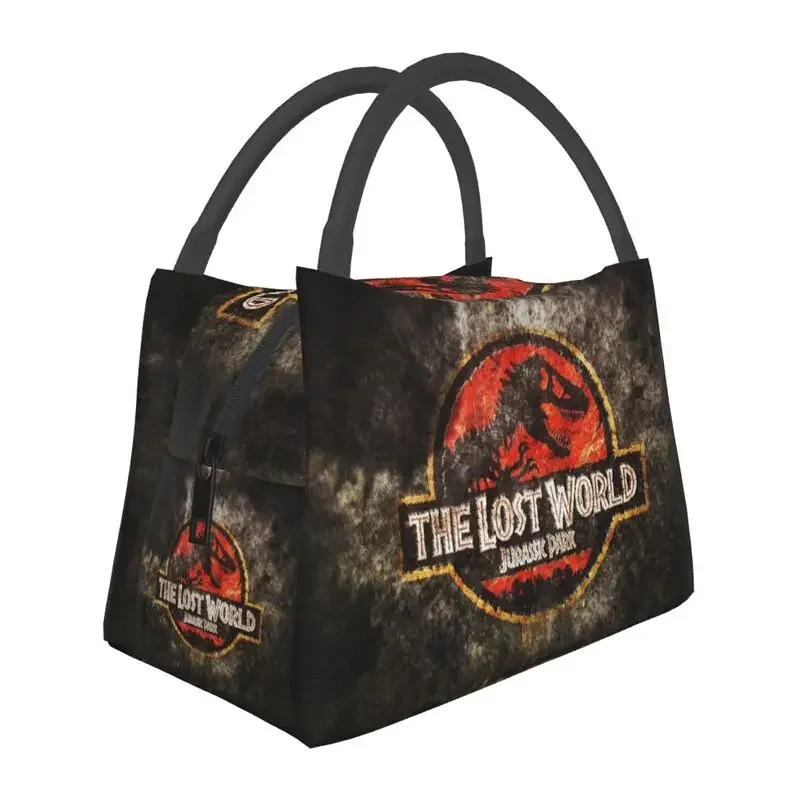 

The Lost World Jurassic Park Lunch Box Women Dinosaur Cooler Thermal Food Insulated Lunch Bag Office Work Pinic Container