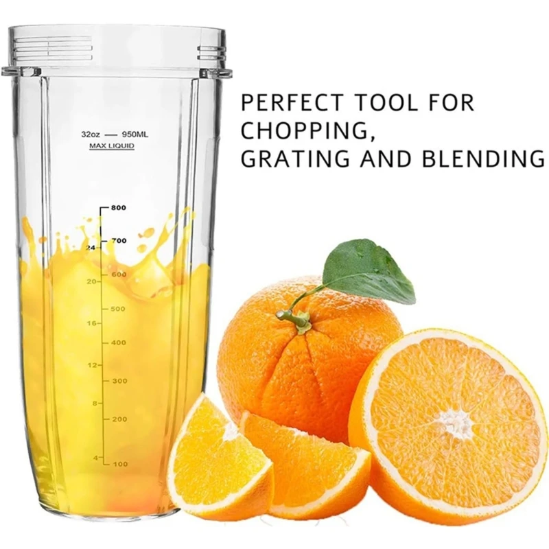 2 Cốc Máy Xay Sinh Tố 32OZ Có Thang Đo Cho BL484 BL486CO BL480 BL492W A6HB