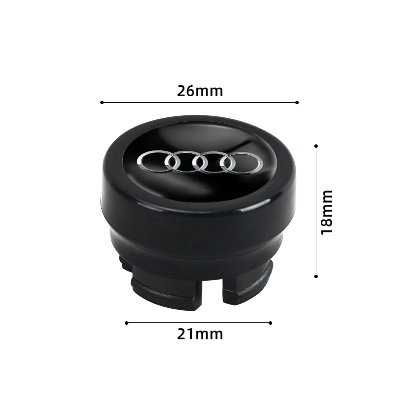 Car Cigarette Lighter Cover DustProof Decoration Cap For AUDI A1 A3 A4 A5 A7 A8 Q3 Q5 Q7 S3 S4 S5 S6 S7 Accessories