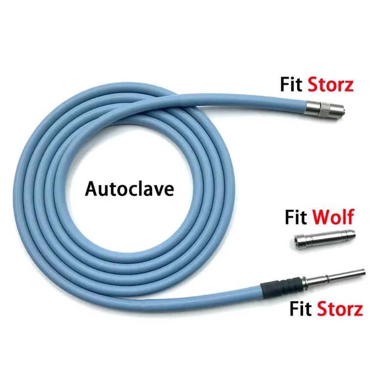 Medical Endoscope Light Source Optical Fibers Cables Φ4mm Φ4.8mm 1.8m 2m 2.5m 3m Fit Storz Wolf Interface Autoclave