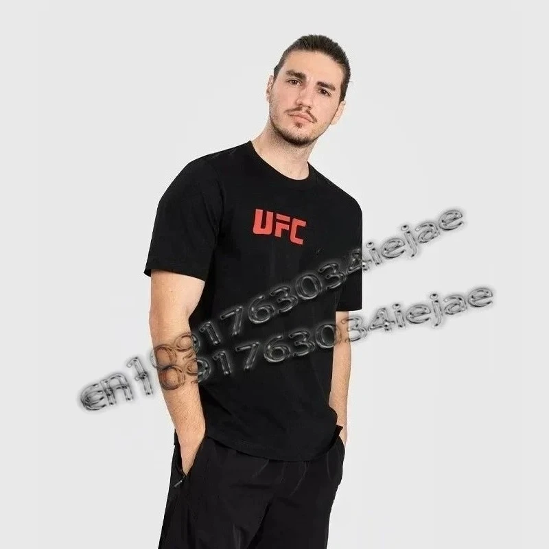 

2025 Men's Quick-Drying UFC Fighting Suit T-shirt Sports Comfortable Sweat-Absorbing Competition Top for Fitness