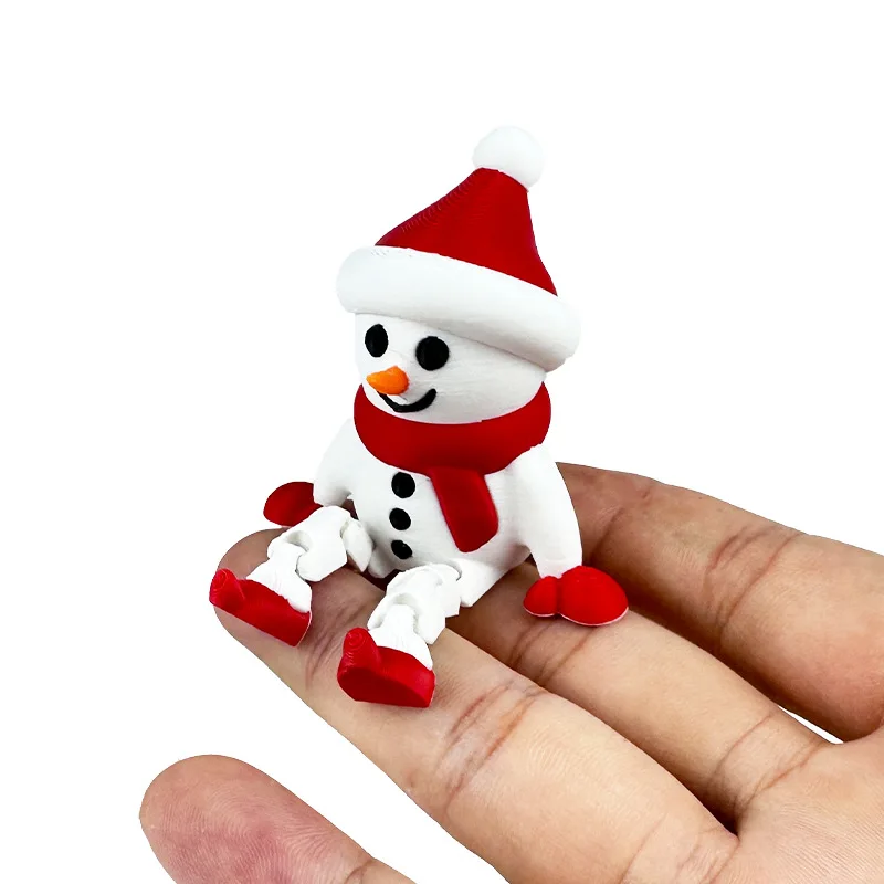 Creative Christmas toys 3d print Christmas tree snowman elk doll bag pendant ornament holiday gift