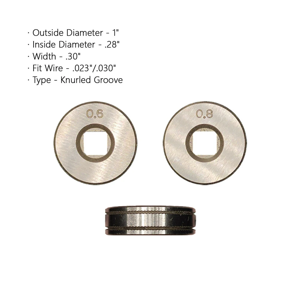 Drive Rollers for Wire Feeders 023 030 035 045 Knurled V U Groove Compatible with For MIG Welders Including and SIP