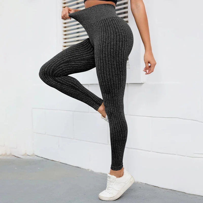 Women Butt Lifting Seamless Leggings High Waisted Workout Yoga Pants