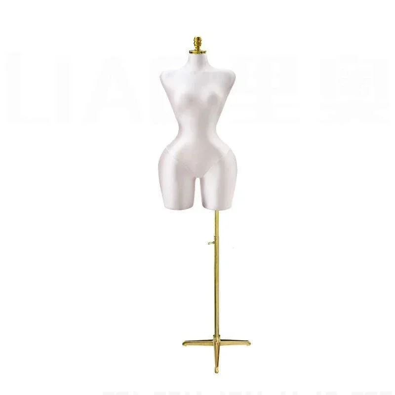 Clothing store, European and American large-size model display racks, women's clothing, dummies, window display props