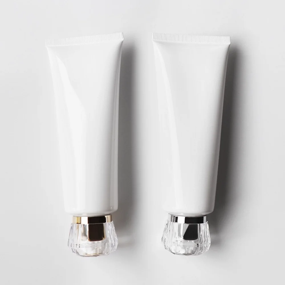 

120 мл пластиковая белая бутылочка, пустая 120 г косметическая мягкая трубка, лосьон для рук, крем для тела и лица, дорожный многоразовый контейнер