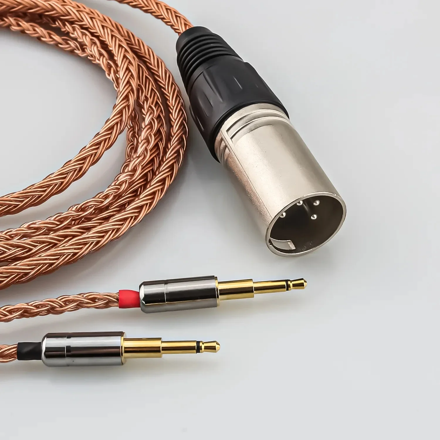 2.5mm 4.4mm 3.5mm XLR 16 Core 99% 7N OCC Earphone Cable For Oppo PM-1 PM-2 Planar Magnetic Sonus Faber Pryma Headphone