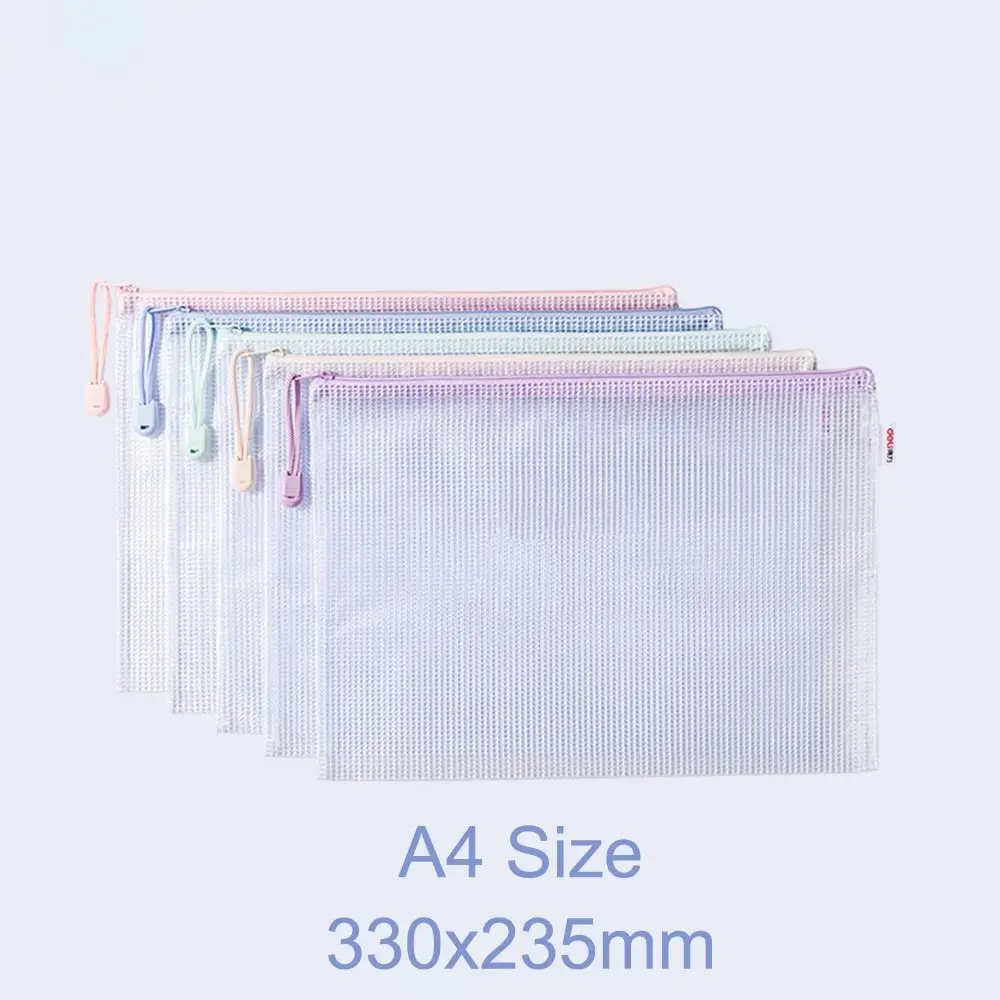 Cartelle di file A4 da 5 pezzi Cartelle di contatti di file versatili in PVC Organizzare artefatti Strumento di archiviazione di carta di prova portatile