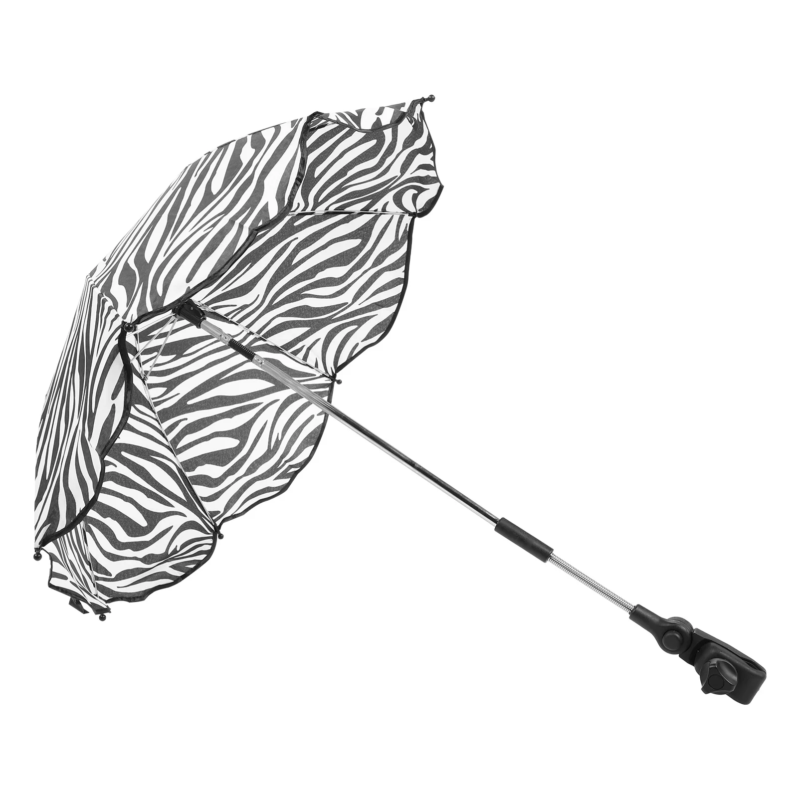 

Durable Baby Stroller Sun Parasol Uv Protection Adjustable Handle Windproof Waterproof Outdoor Use Baby Pram Umbrella