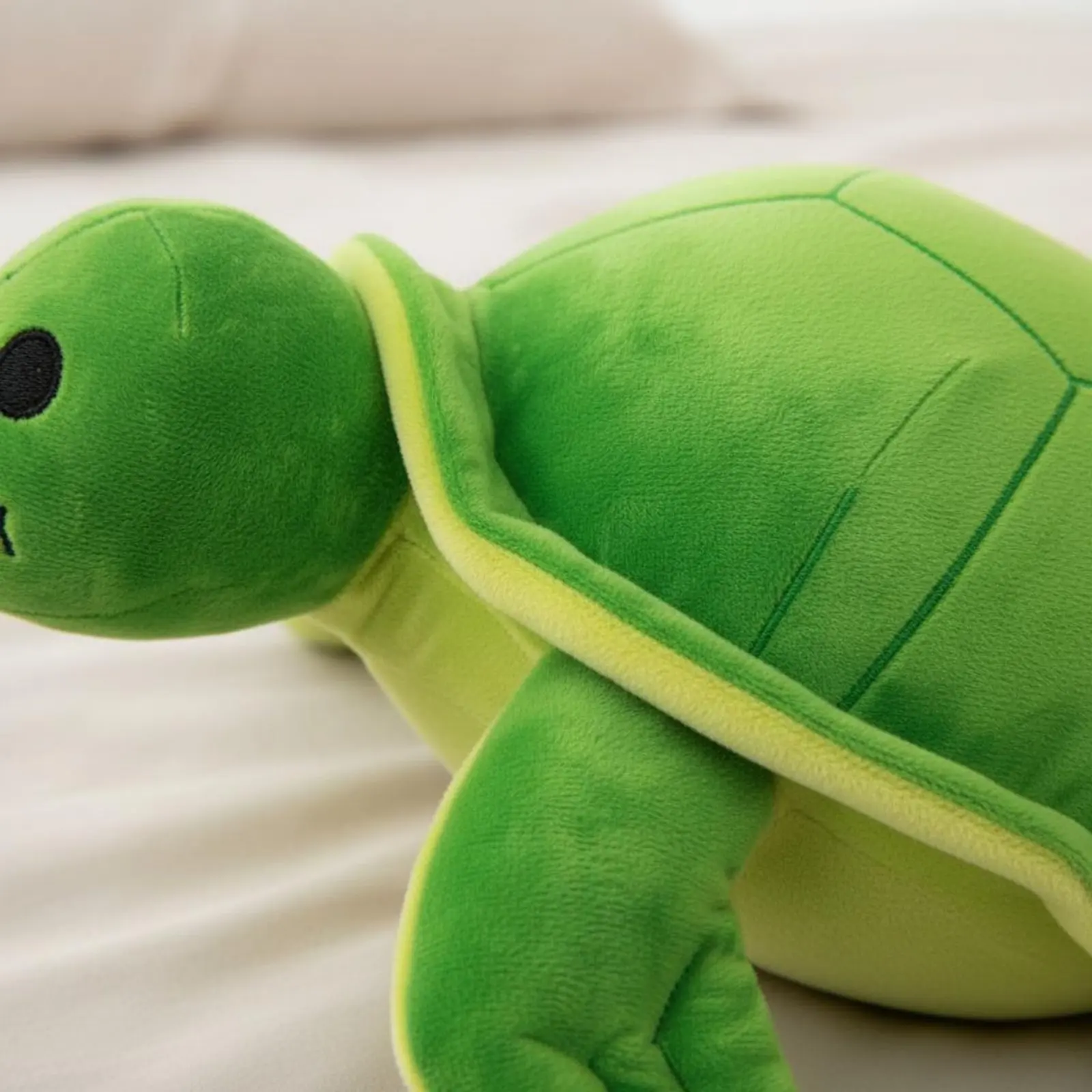 

Turtle Stuffed Toy Soft and Cuddly Stuffed Turtle Creature Cute Design Easy to Clean for Infants, Bedroom, Sofa Decor