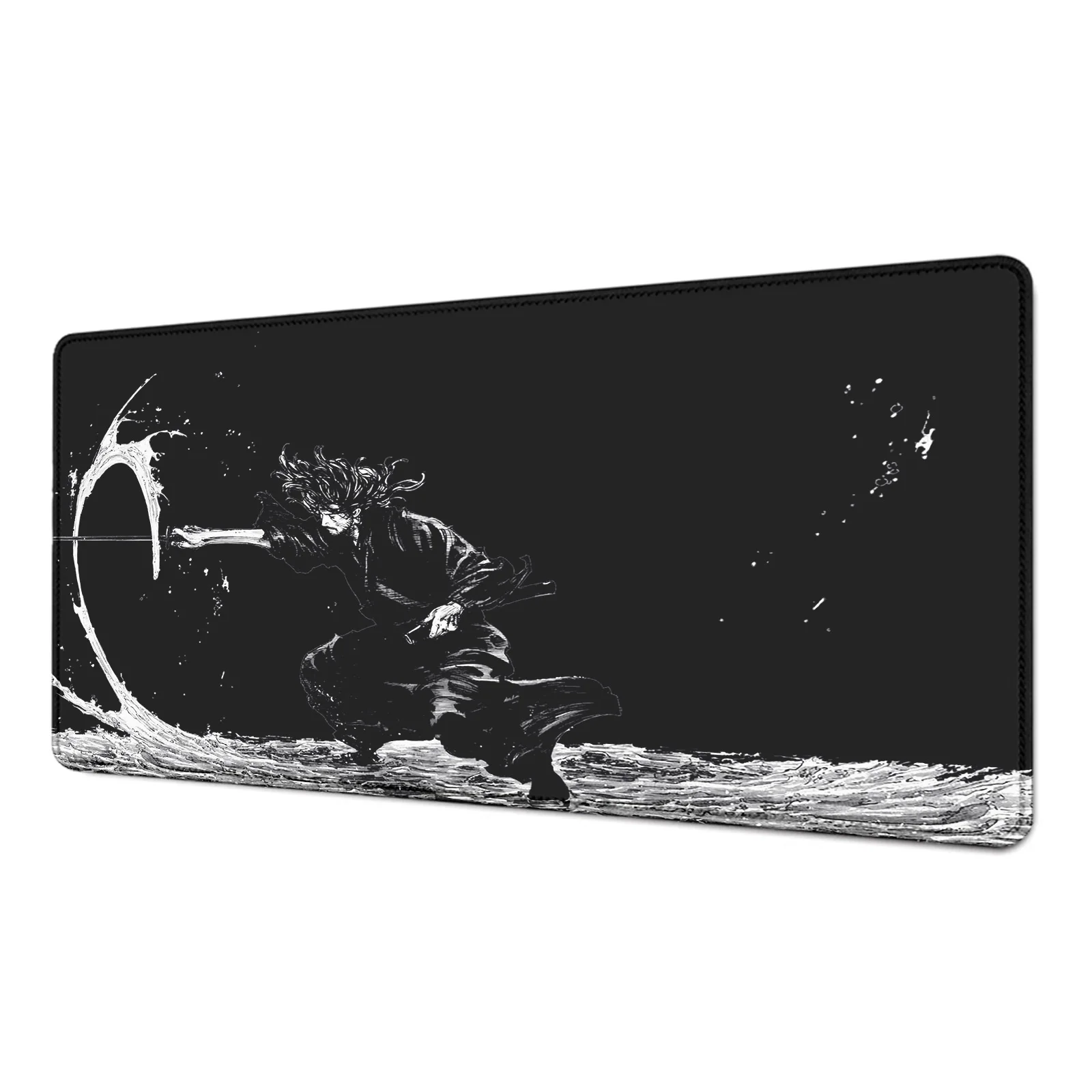 Nowa podkładka pod mysz z nadrukiem HD, motyw Miyamoto Musashi Vagabond Manga, duża, gamingowa, komputerowa XXL, pod klawiaturę i mysz, antypoślizgowa, gumowa podkładka na biurko — zdjęcie produktu 7