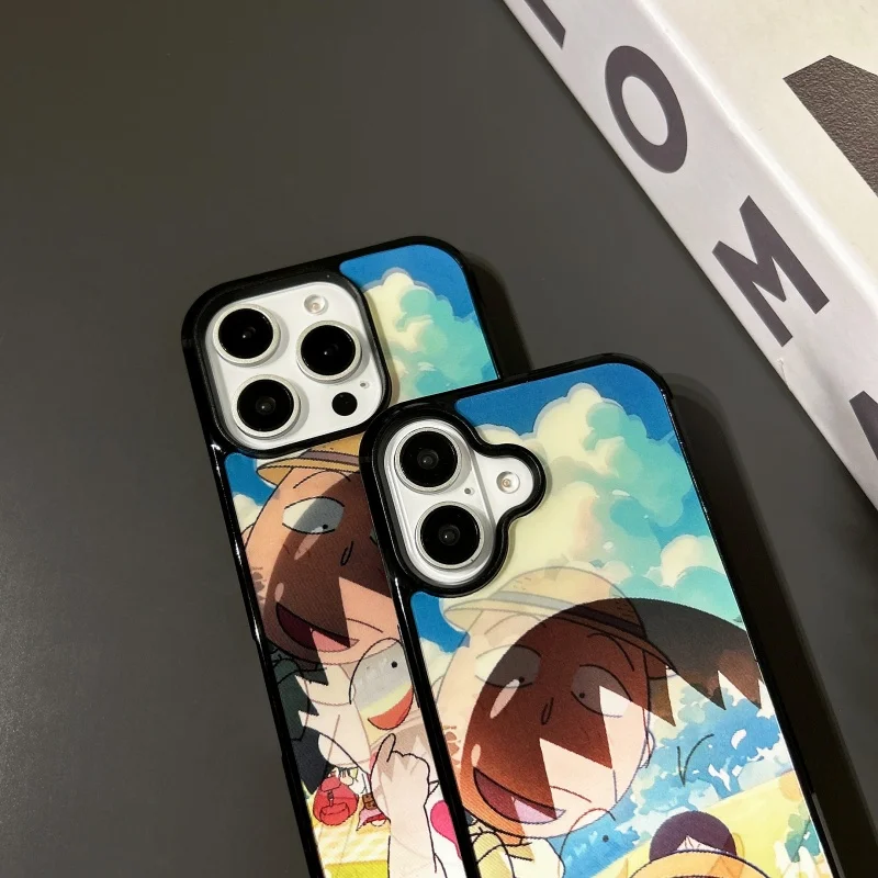 น่ารักปู่หลานสาวเคสโทรศัพท์สําหรับiPhone 11 12 13 14 15 16 Pro Max Plusแม่เหล็กไร้สายชาร์จสําหรับMagsafe Cover
