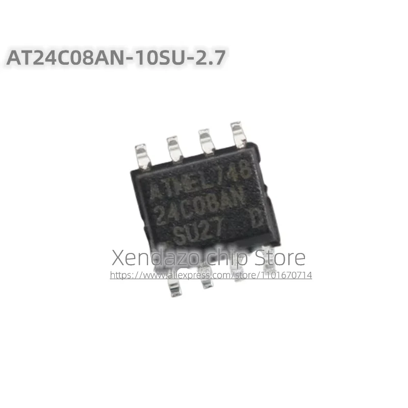 10pcs/lot AT24C08AN-10SU-2.7 AT24C08AN-10SU AT24C08AN 24C08AN SOP-8 package Memory chip