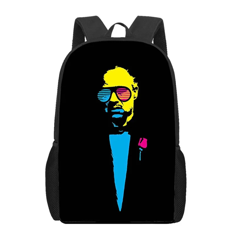 

The Godfather Don Corleone Women Men Backpacks Children Shoulder Bag School Bags Teenager Girls Boys Casual Travel Rucksack