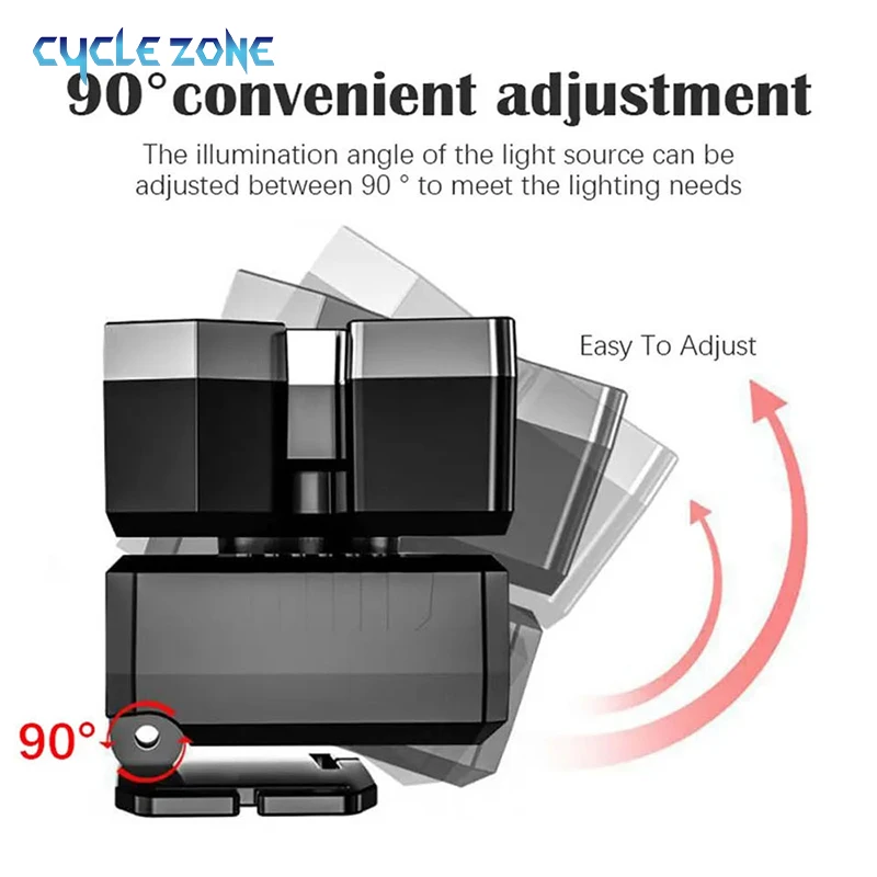 Portable 5 LED Headlight USB Rechargeable Headlamp Built in Battery Outdoors Camping Adventure Fishing Head Light Flashlight