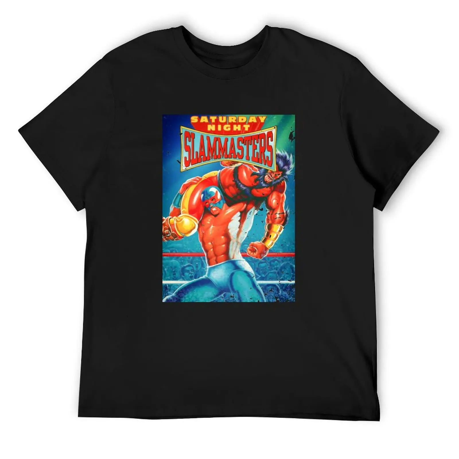 

Saturday Night Slam Masters T-Shirt Personalized t-shirt cotton man t-shirts graphics mens graphic t-shirts pack