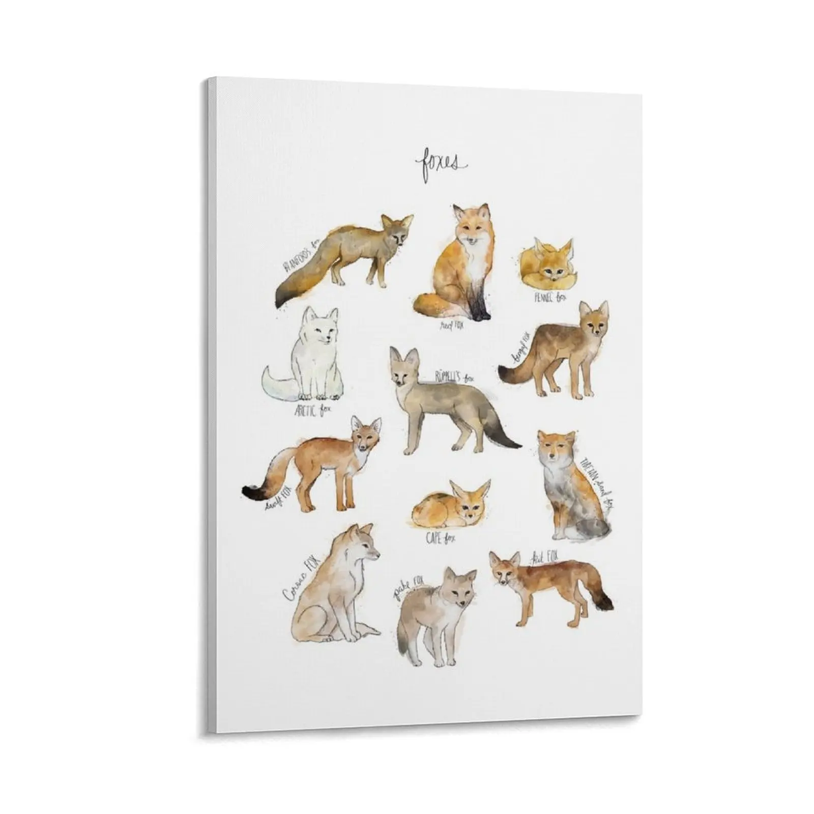 

Foxes Canvas Painting canvas wall art photos for living room