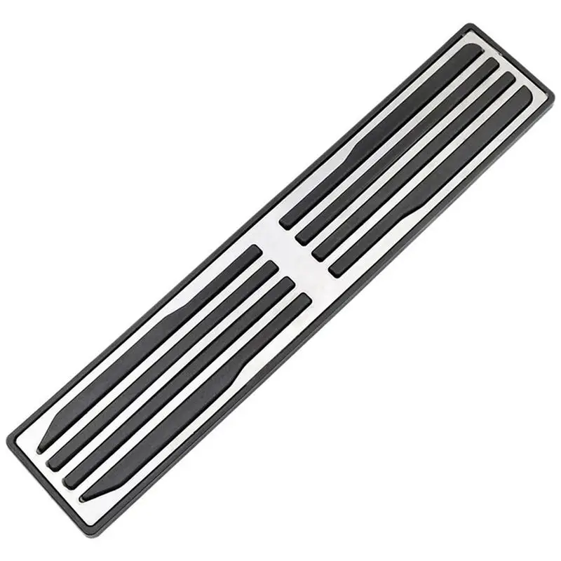 Strange 3X For 2016-2019 Leopard XE XF E-Pace F-Pace Range Rover Velar Footrest Steel Foot Rest Dead Pedal Cover Accessories